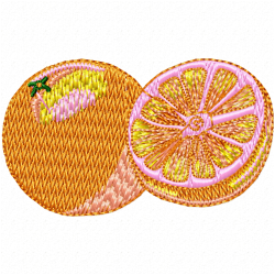 Orange Embroidery Design 9 Orange Embroidery Design 9